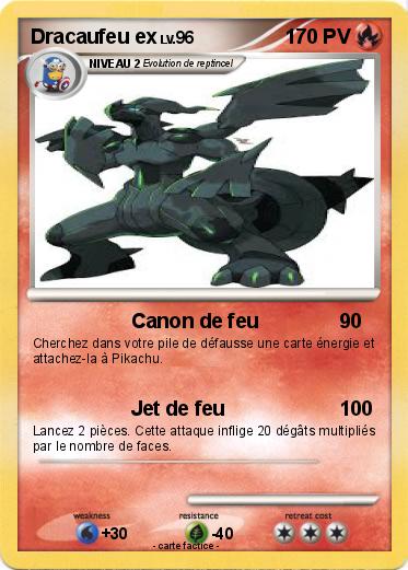 Pokemon Dracaufeu ex