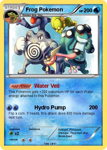 Pokemon Frog Pokemon