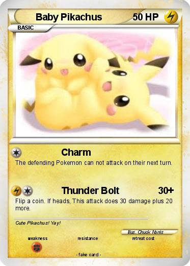 Pokemon Baby Pikachus