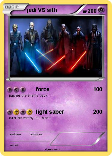 Pokemon jedi VS sith