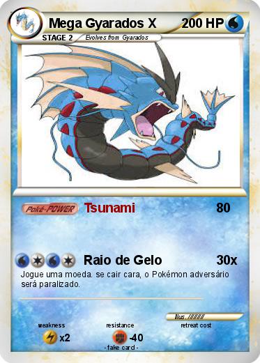 Pokemon Mega Gyarados X