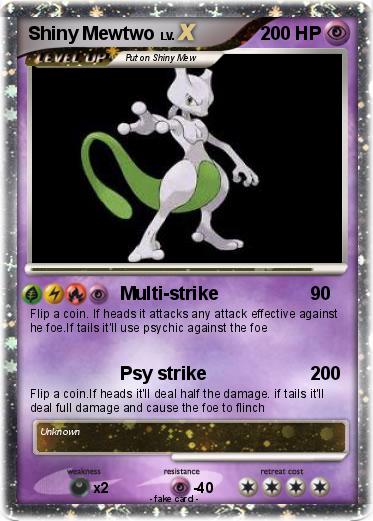 Pokemon Shiny Mewtwo