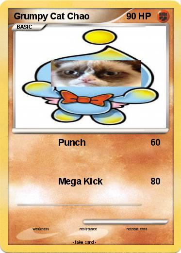 Pokemon Grumpy Cat Chao