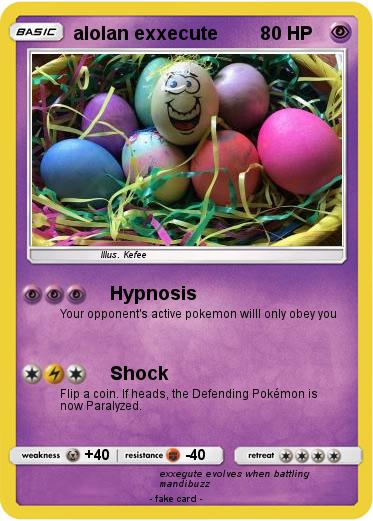 Pokemon alolan exxecute