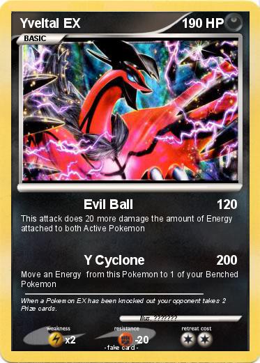 Pokemon Yveltal EX
