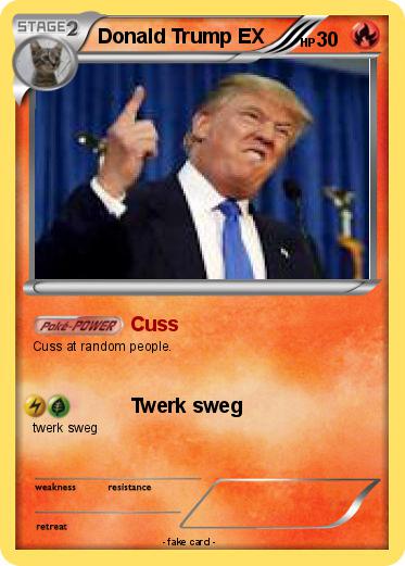 Pokemon Donald Trump EX