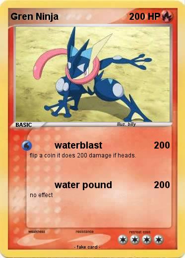 Pokemon Gren Ninja