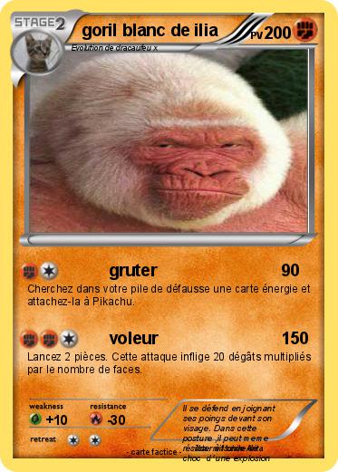 Pokemon goril blanc de ilia