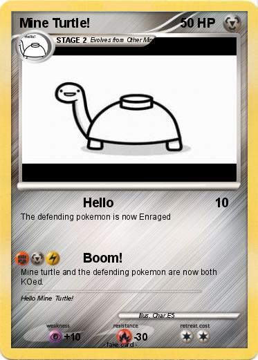 Pokemon Mine Turtle!