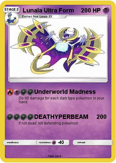 Pokemon Lunala Ultra Form