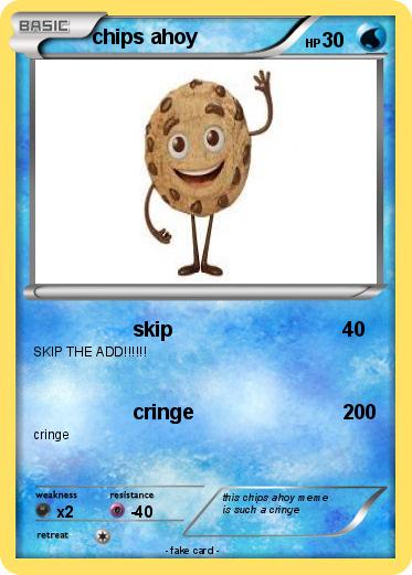 Pokemon chips ahoy