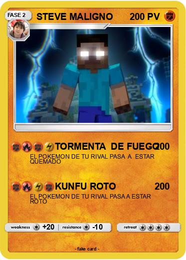 Pokemon STEVE MALIGNO