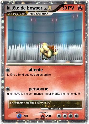 Pokemon la tête de bowser