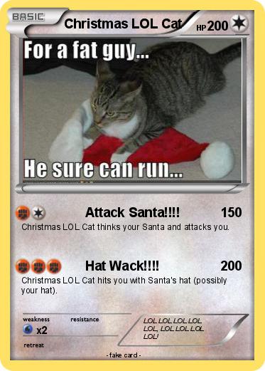 Pokemon Christmas LOL Cat