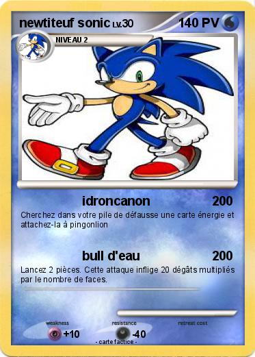 Pokemon newtiteuf sonic