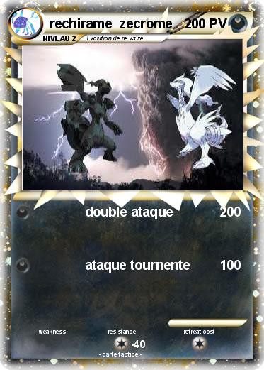 Pokemon rechirame  zecrome