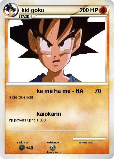 Pokemon kid goku