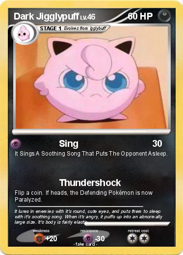 Pokemon Dark Jigglypuff