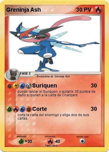 Pokemon Greninja Ash