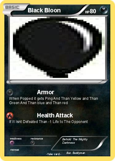 Pokemon Black Bloon