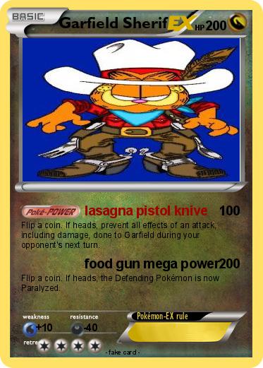 Pokemon Garfield Sherif