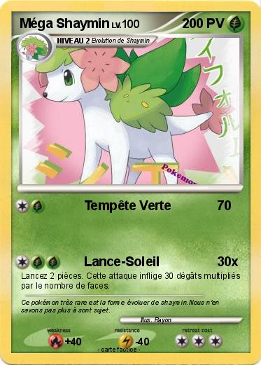 Pokemon Méga Shaymin