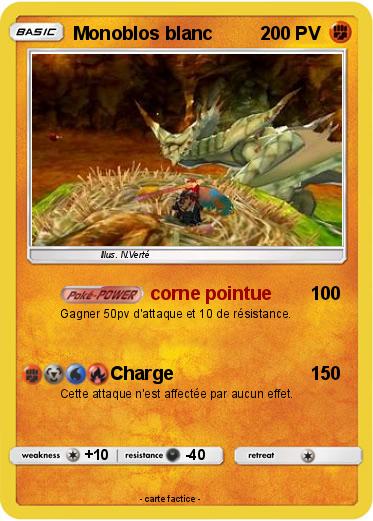 Pokemon Monoblos blanc