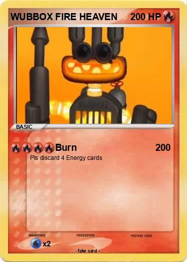 Pokemon WUBBOX FIRE HEAVEN