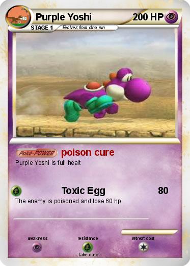 Pokemon Purple Yoshi