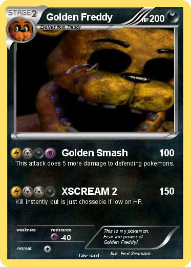 Pokemon Golden Freddy