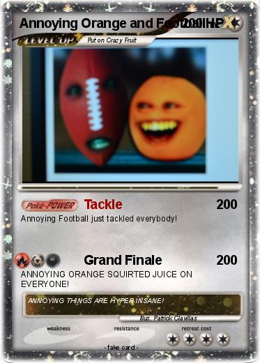 Pokemon Annoying Orange and Football
