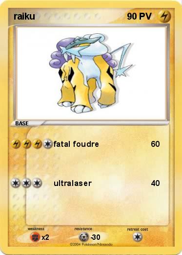 Pokemon raiku