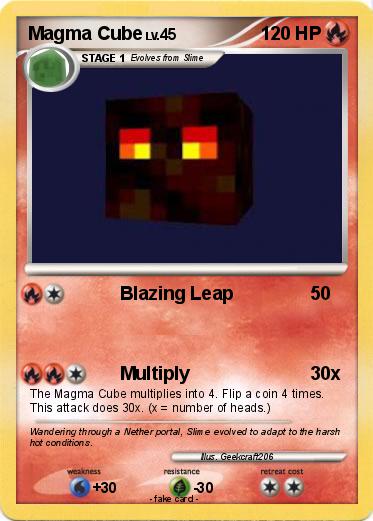 Pokemon Magma Cube