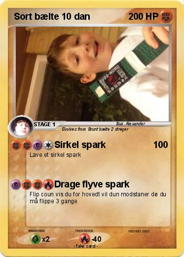 Pokemon Sort bælte 10 dan