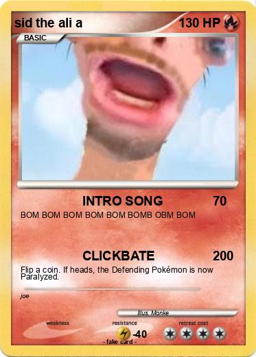 Pokemon sid the ali a