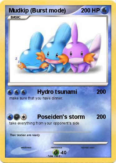 Pokemon Mudkip (Burst mode)