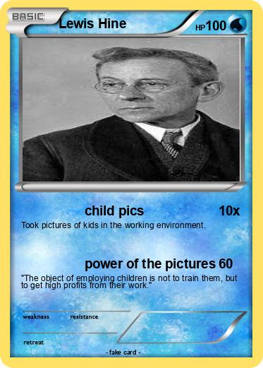 Pokemon Lewis Hine
