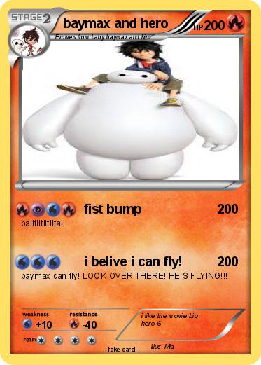 Pokemon baymax and hero