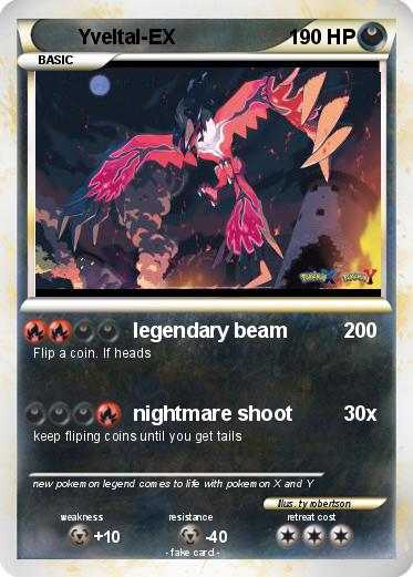 Pokemon Yveltal-EX