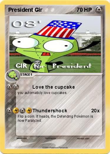 Pokemon President Gir