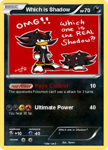 Pokemon Which is Shadow