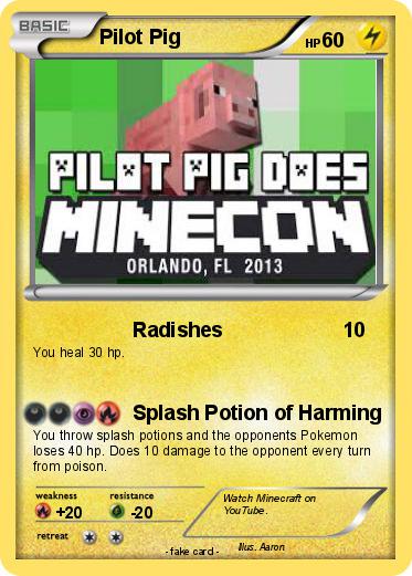 Pokemon Pilot Pig