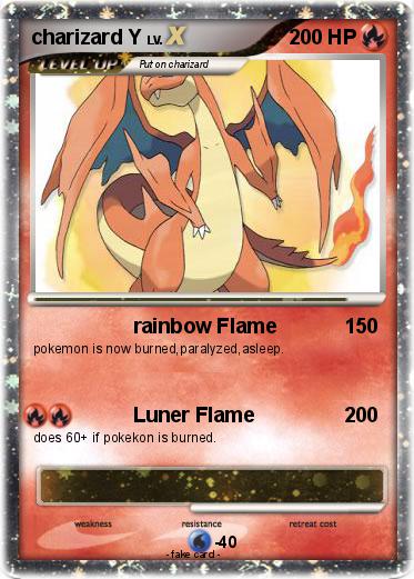 Pokemon charizard Y
