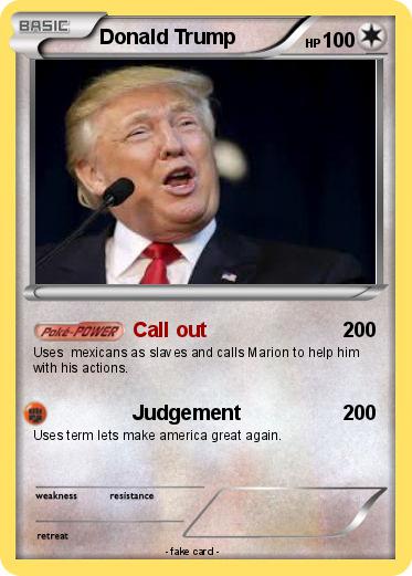 Pokemon Donald Trump