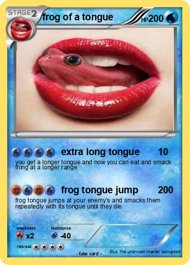 Pokemon frog of a tongue