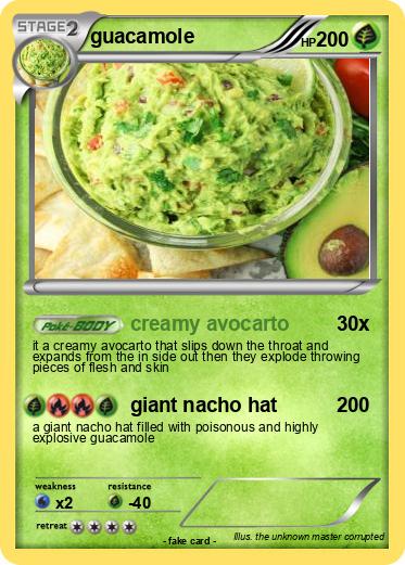 Pokemon guacamole
