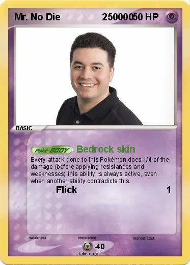 Pokemon Mr. No Die                250000