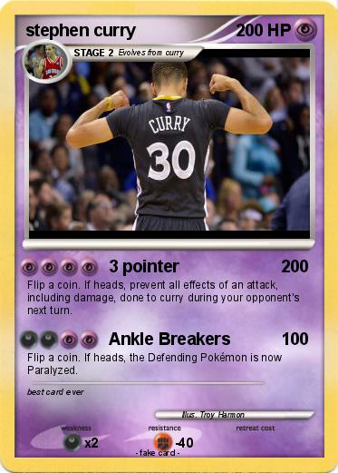 Pokemon stephen curry