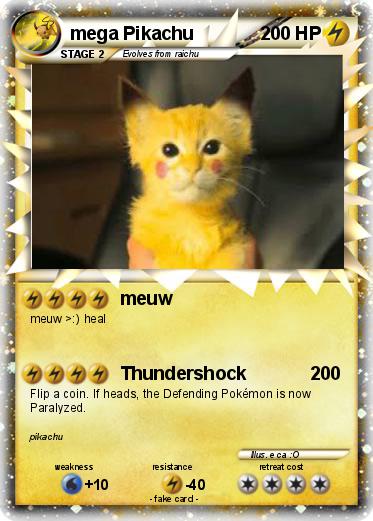 Pokemon mega Pikachu