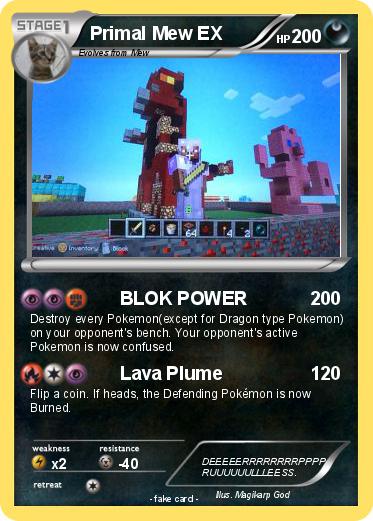 Pokemon Primal Mew EX